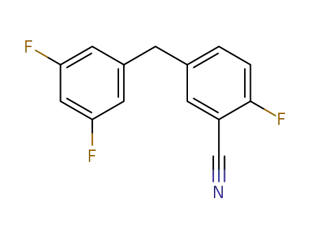 5-(3,5-difluorobenzyl)-2-fluorobenzonitrile