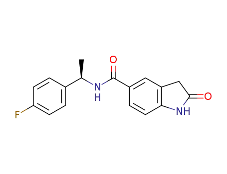 (R)-N-(1-(4-fluorophenyl)ethyl)-2-oxoindoline-5-carboxamide