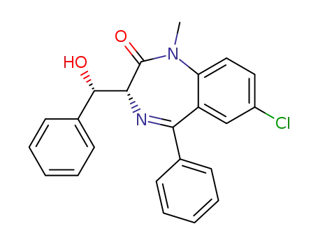 (R)-7-Chloro-3-((S)-hydroxy-phenyl-methyl)-1-methyl-5-phenyl-1,3-dihydro-benzo[e][1,4]diazepin-2-one